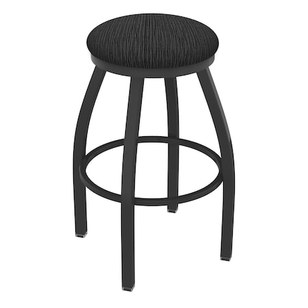 Holland Bar Stool Co 36" Swivel X-Tall Bar Stool, Pewter Finish, Graph Coal Seat X802
